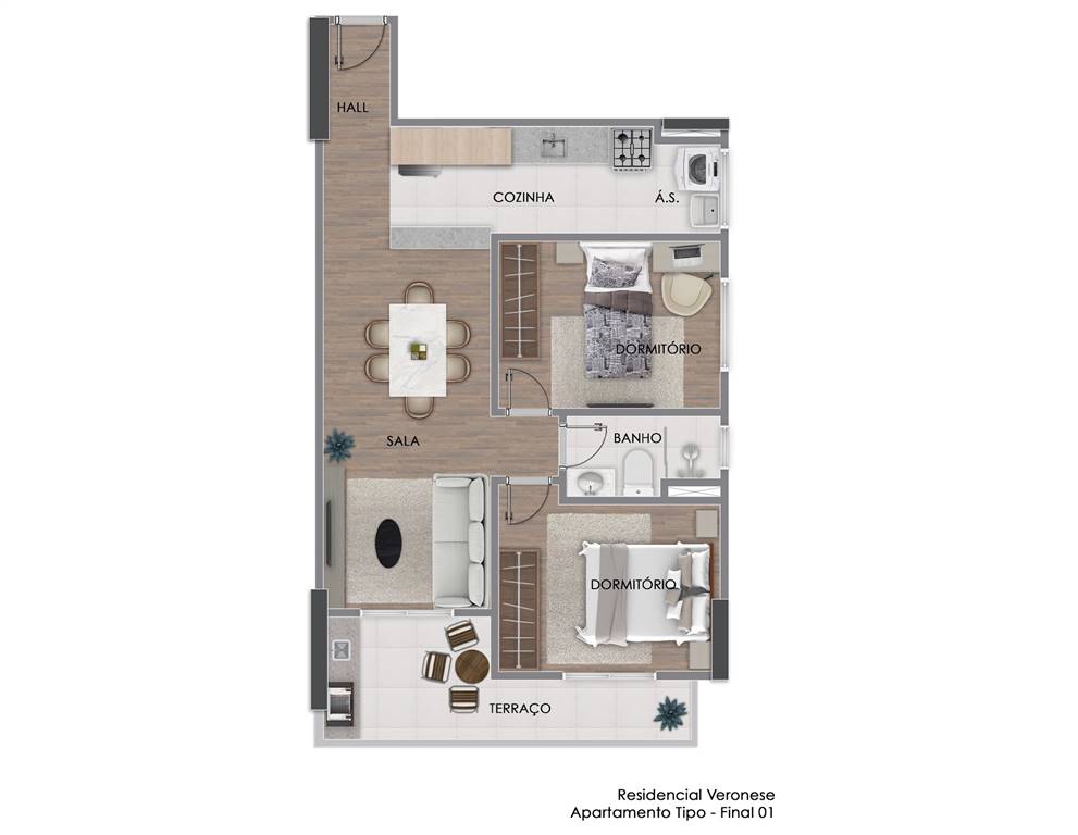 Apartamento, 1 quarto, 37 m² - Foto 9