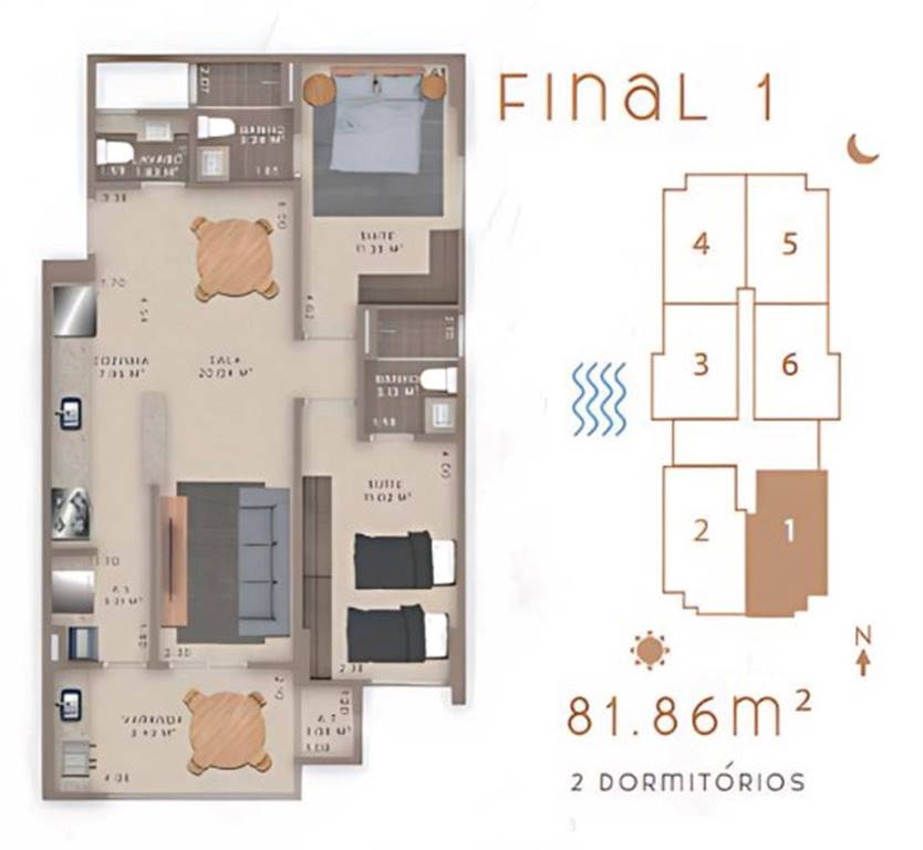 Apartamento, 2 quartos, 82 m² - Foto 20