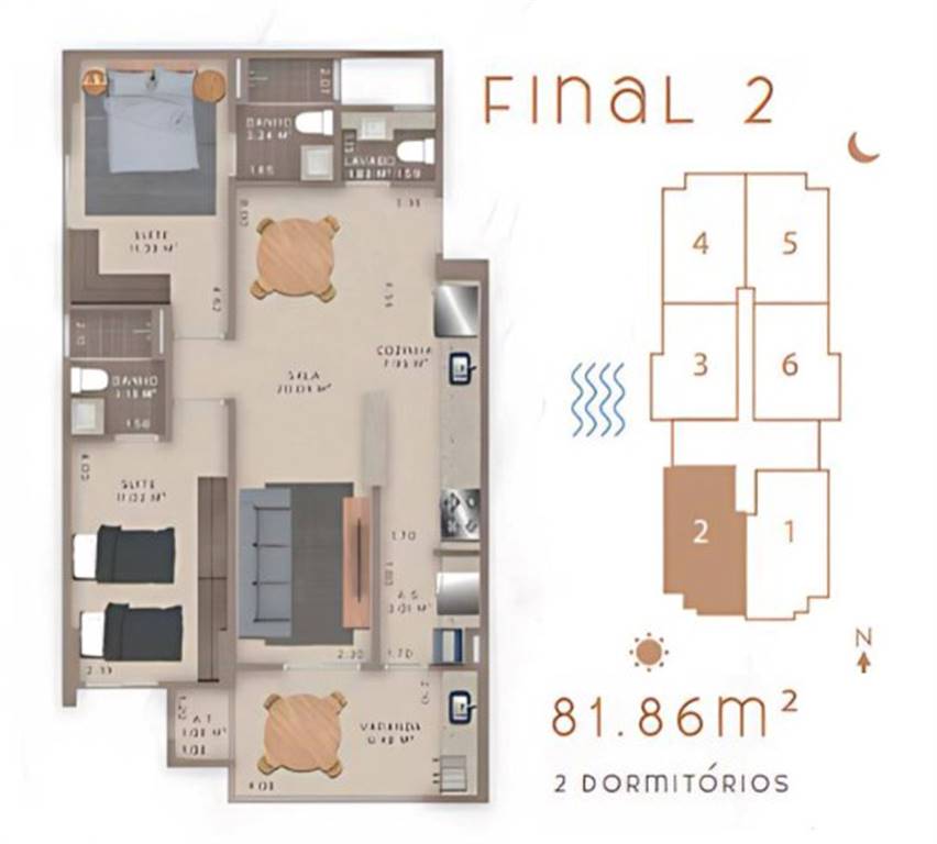 Apartamento, 2 quartos, 82 m² - Foto 17