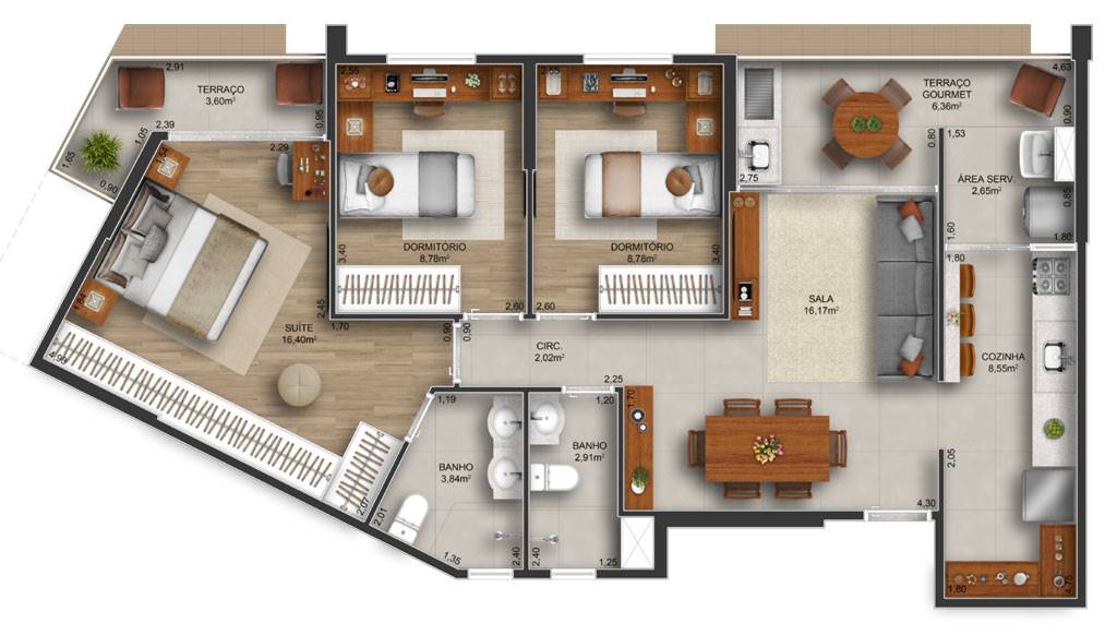 Apartamento, 3 quartos, 94 m² - Foto 27