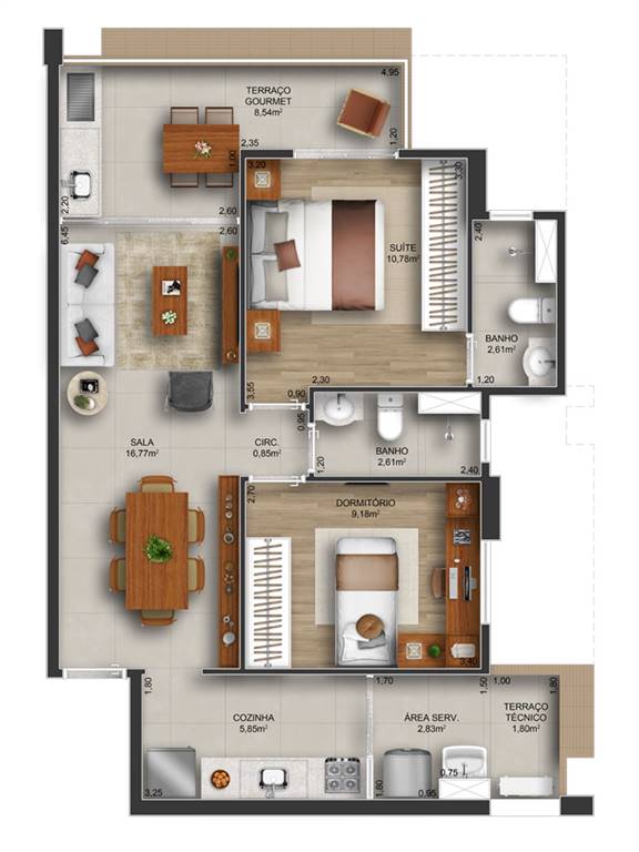 Apartamento, 2 quartos - Foto 27