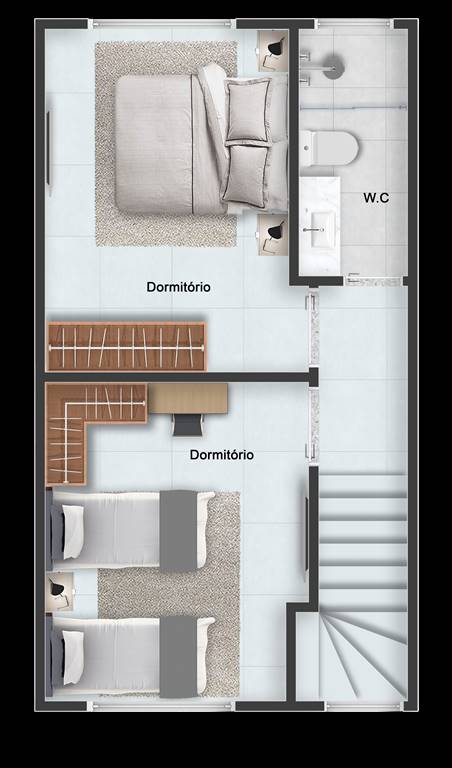 Casa, 2 quartos, 55 m² - Foto 3