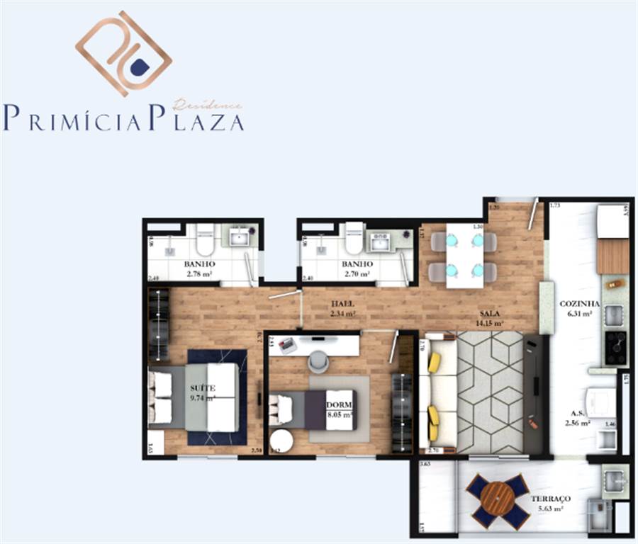 Apartamento, 2 quartos, 64 m² - Foto 12
