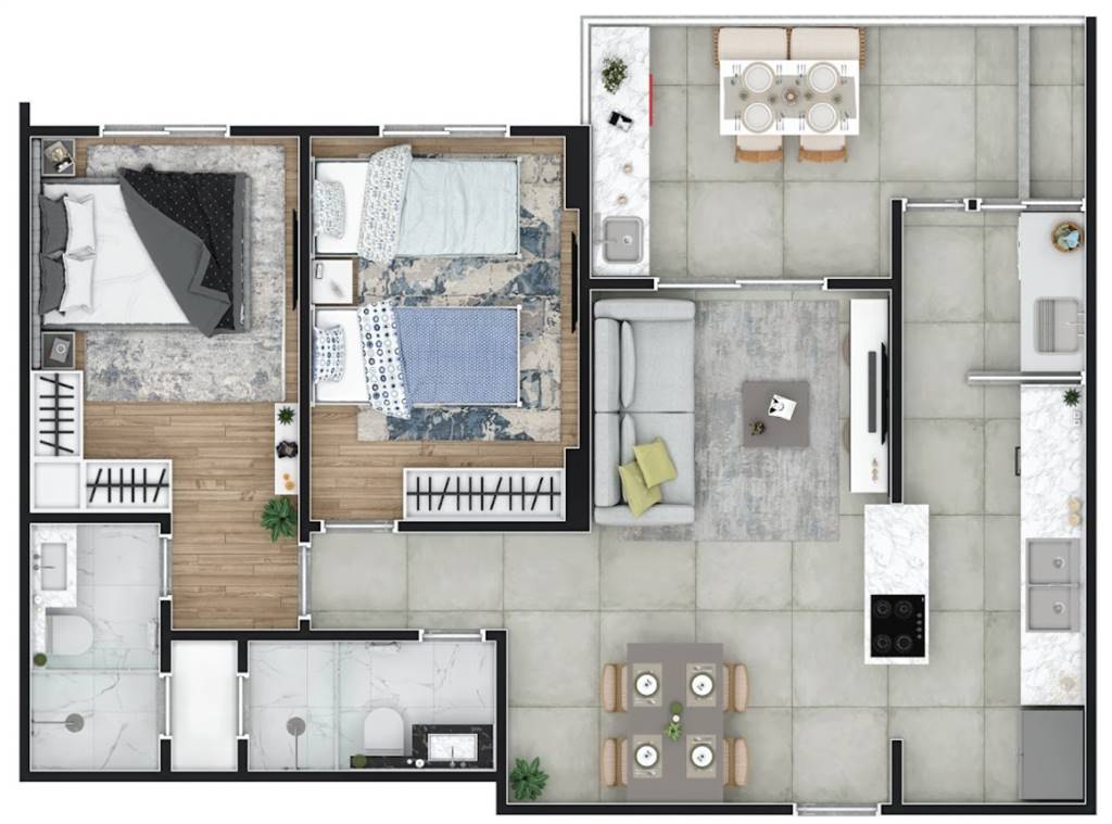 Apartamento, 2 quartos, 68 m² - Foto 16