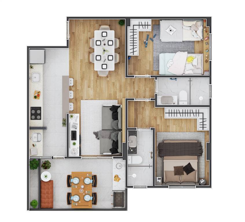 Apartamento, 2 quartos, 73 m² - Foto 22