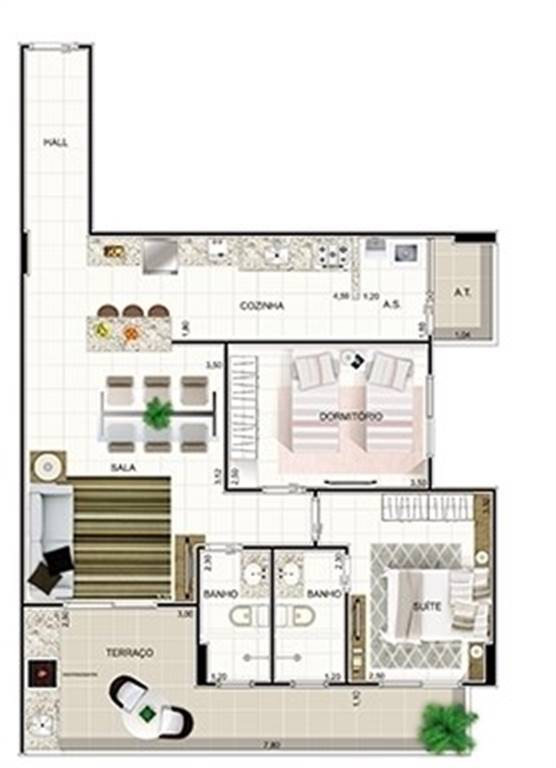 Apartamento, 2 quartos, 79 m² - Foto 5