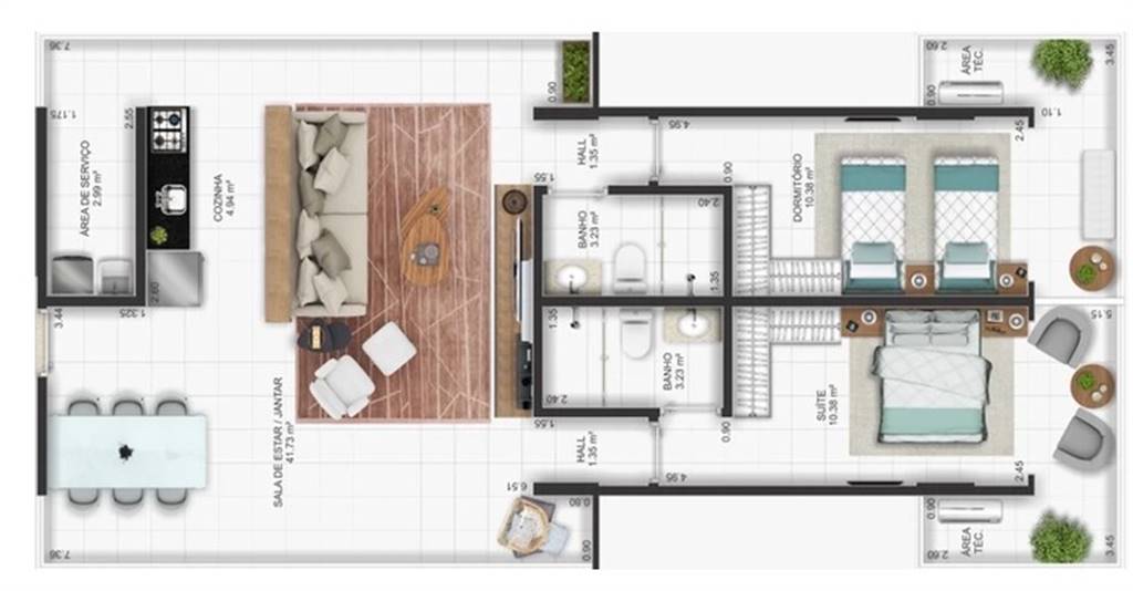 Apartamento, 2 quartos, 93 m² - Foto 5