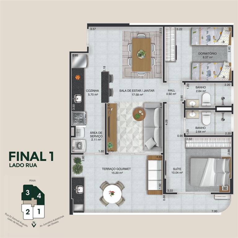 Apartamento, 2 quartos, 72 m² - Foto 8