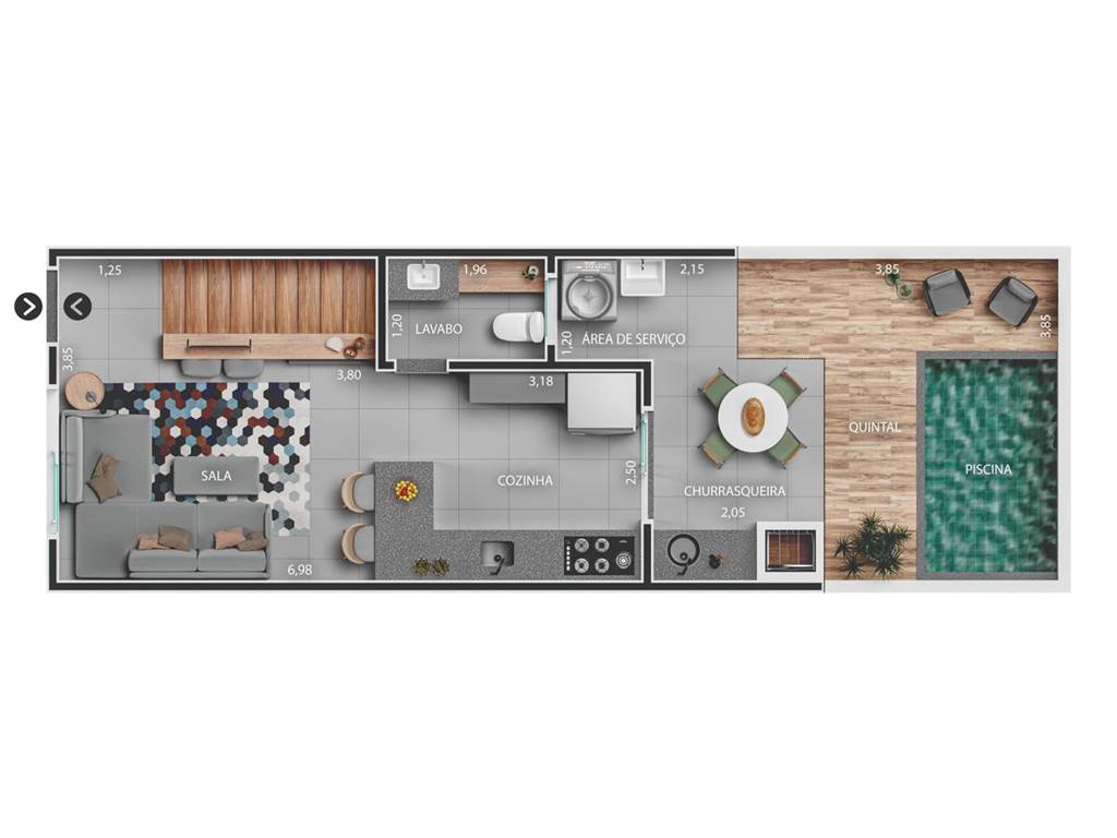 Casa de Condomínio, 2 quartos - Foto 6