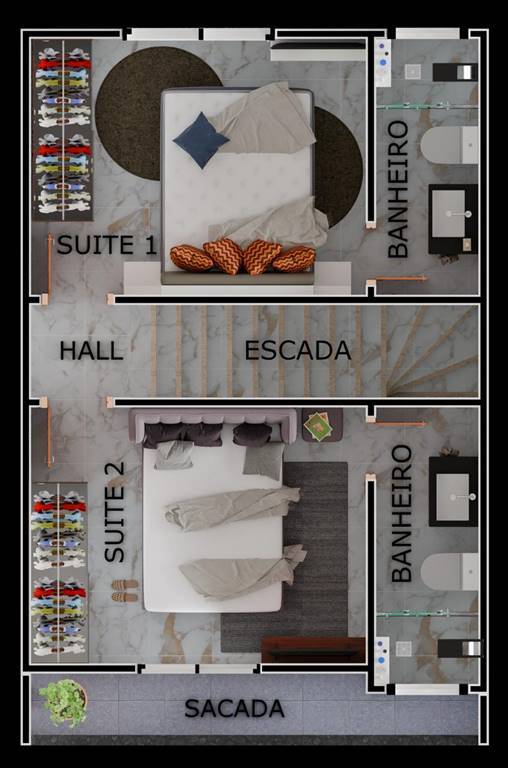 Casa, 2 quartos, 90 m² - Foto 7