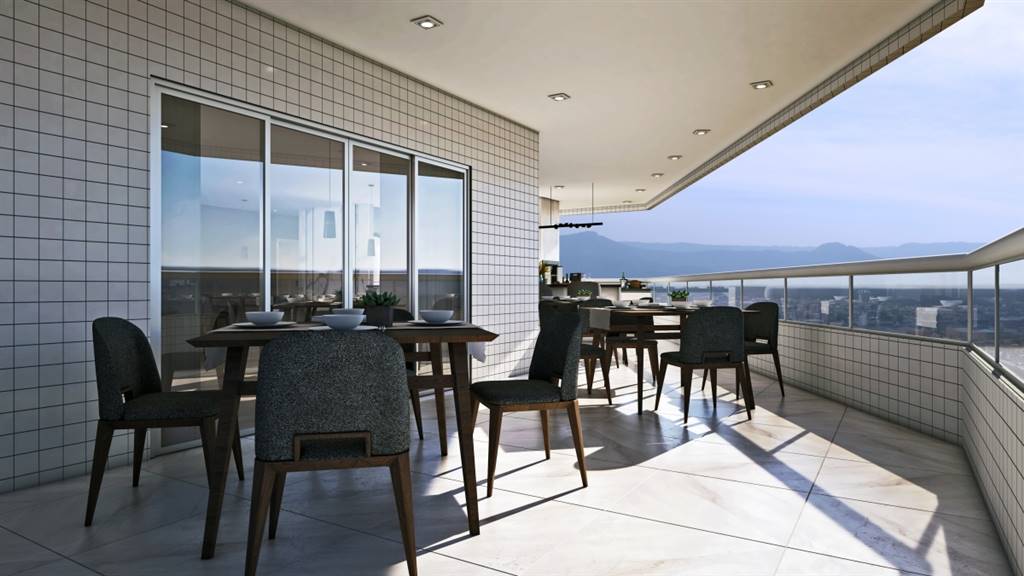 APARTAMENTO COM 46.13 m² - MIRIM - PRAIA GRANDE SP