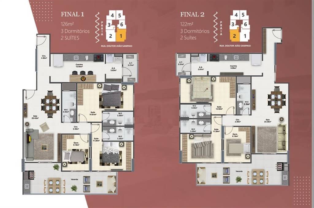 Apartamento, 3 quartos, 122 m² - Foto 20