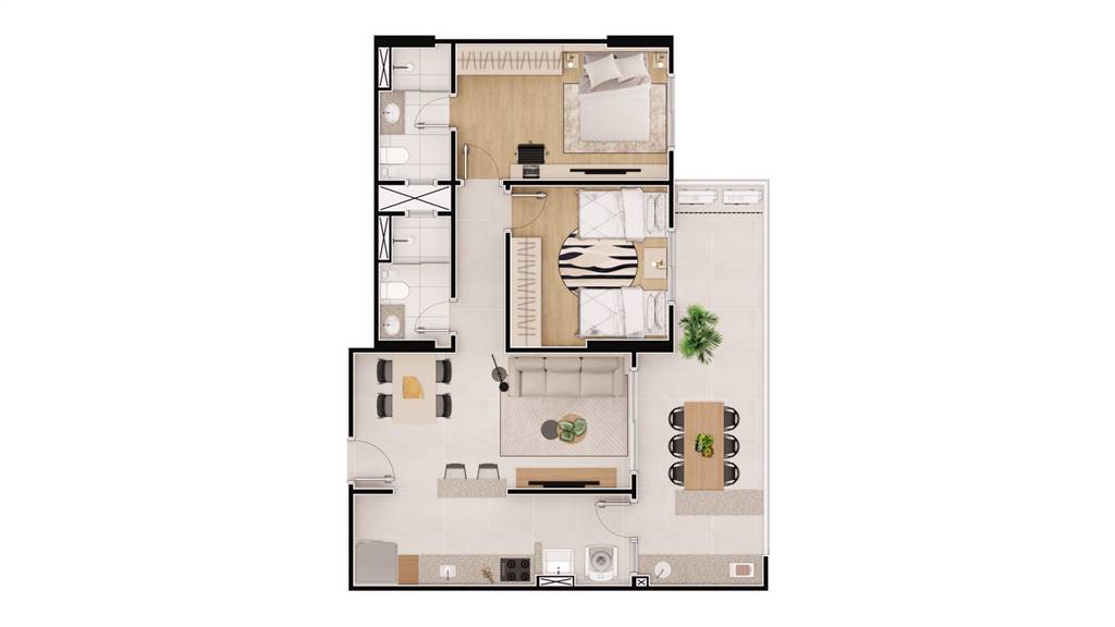 Apartamento, 2 quartos, 85 m² - Foto 7