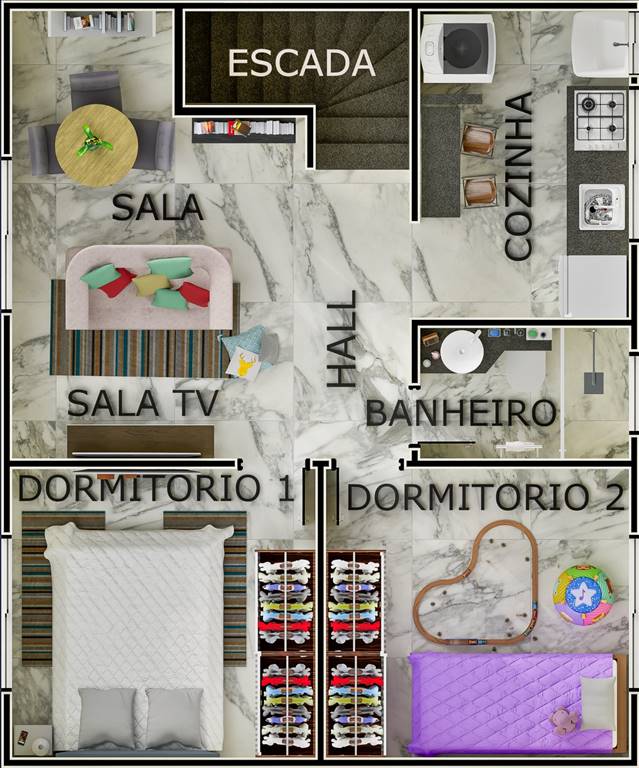 Casa, 2 quartos, 42 m² - Foto 8