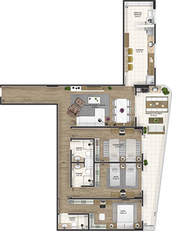 Apartamento, 3 quartos, 139 m² - Foto 30