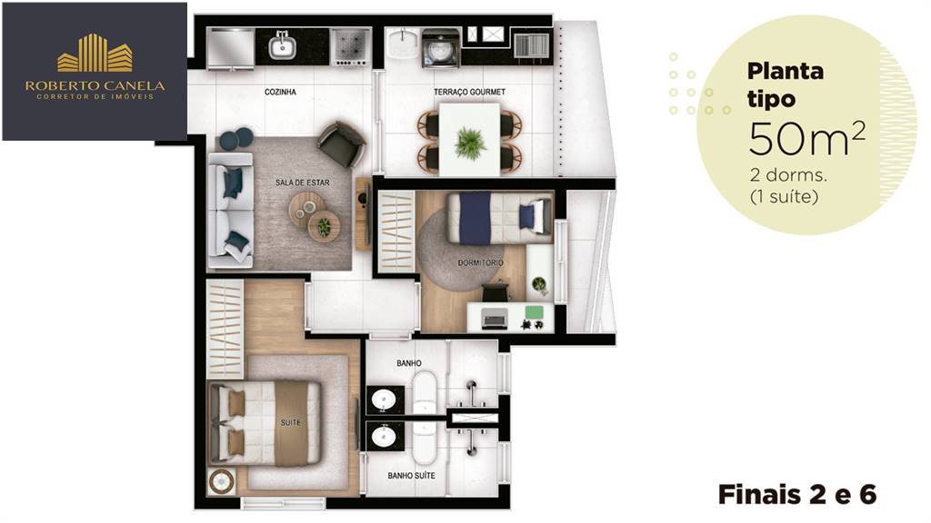 Apartamento, 2 quartos, 50 m² - Foto 27