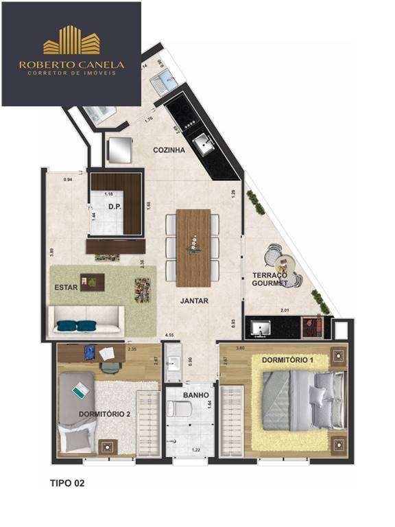 Apartamento, 2 quartos, 51 m² - Foto 7