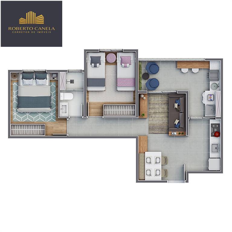 Apartamento, 2 quartos, 51 m² - Foto 2