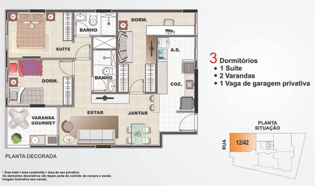 Apartamento, 3 quartos, 71 m² - Foto 12