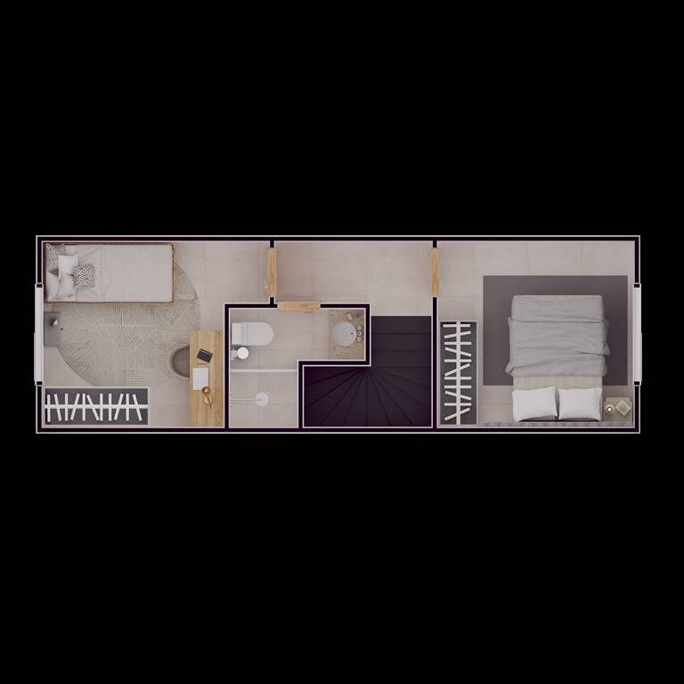 Casa de Condomínio, 2 quartos - Foto 3