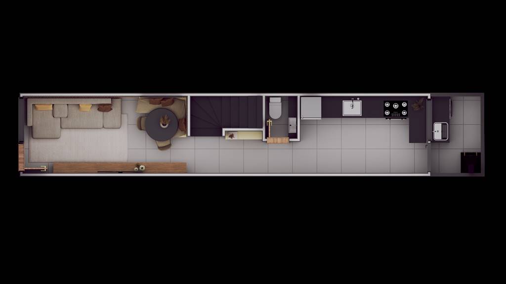 Sobrado, 2 quartos, 56 m² - Foto 5