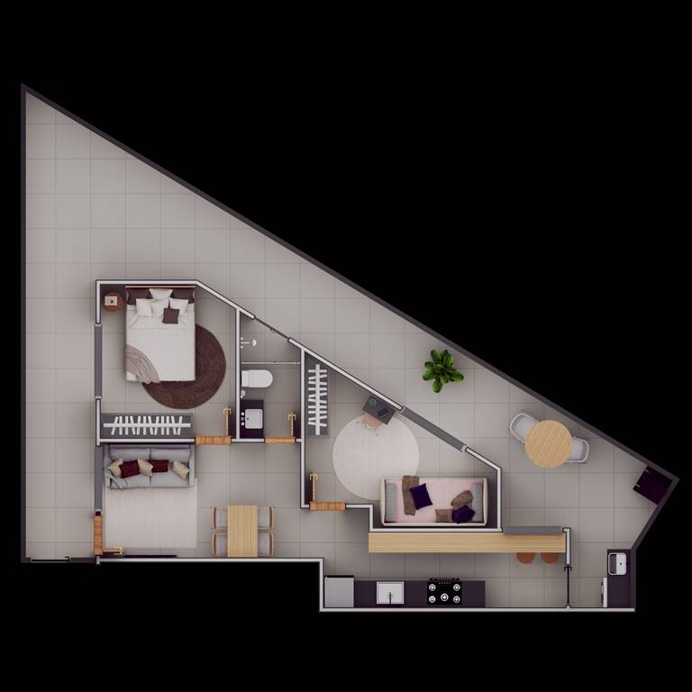 Casa, 2 quartos, 43 m² - Foto 6