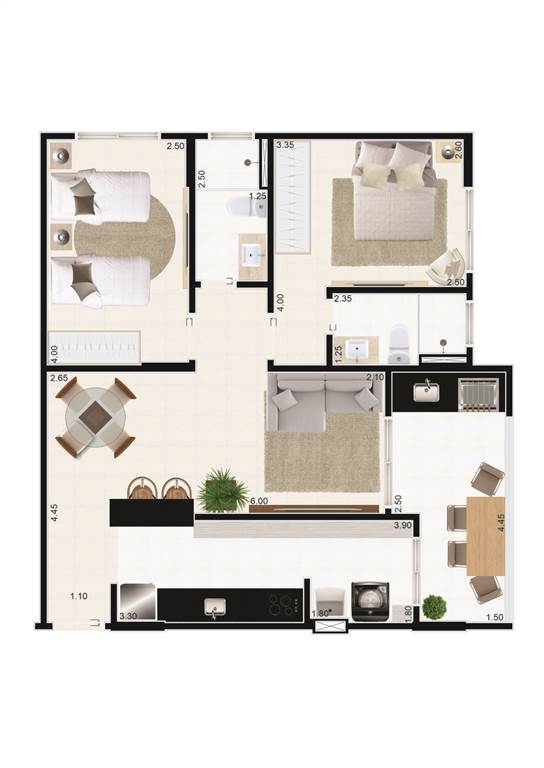 Apartamento, 2 quartos, 71 m² - Foto 10