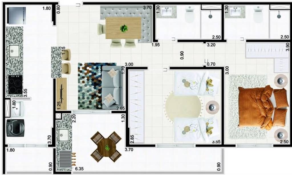 Apartamento, 2 quartos, 72 m² - Foto 18