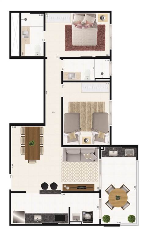 Apartamento, 2 quartos, 77 m² - Foto 17