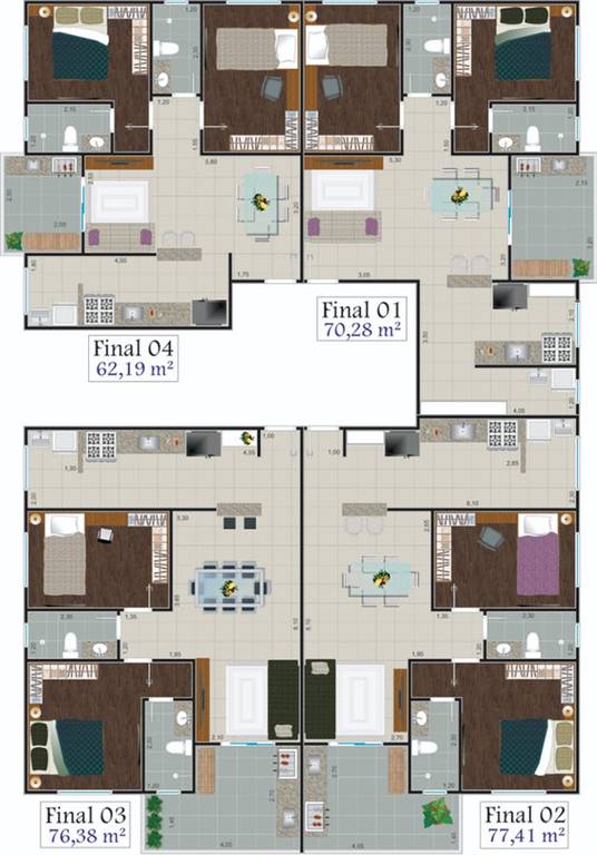 Apartamento, 1 quarto, 62 m² - Foto 8