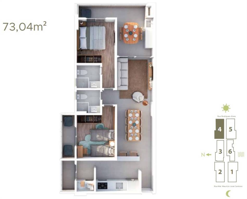 Apartamento, 2 quartos, 130 m² - Foto 14