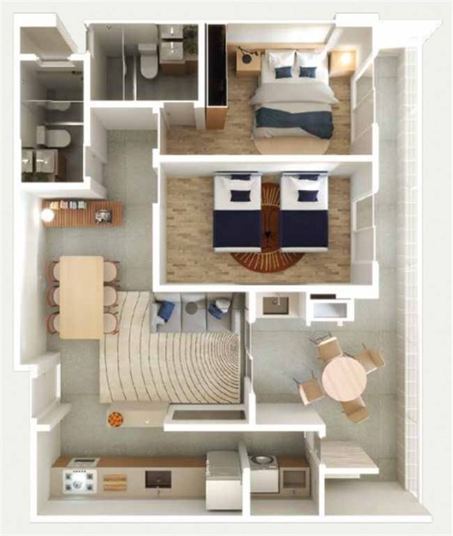 Apartamento, 2 quartos, 66 m² - Foto 9