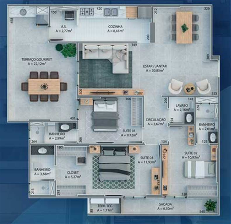Apartamento, 2 quartos, 86 m² - Foto 8