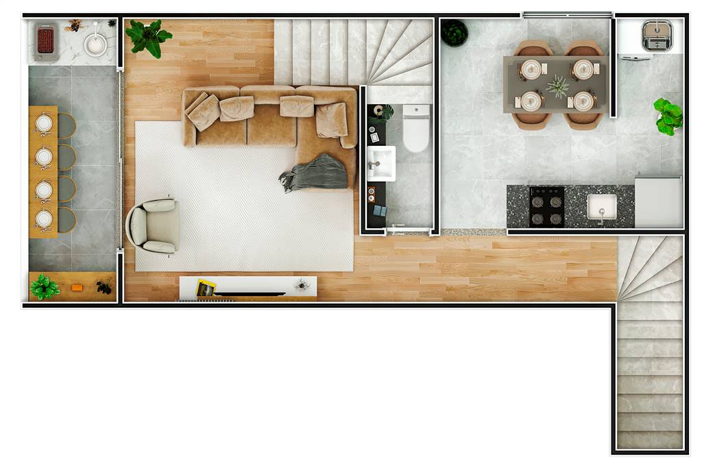 Sobrado, 3 quartos, 101 m² - Foto 3