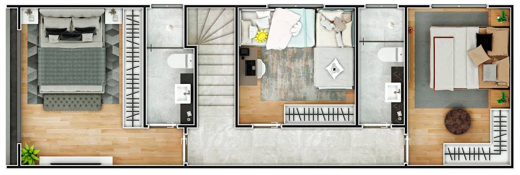 Sobrado, 3 quartos, 101 m² - Foto 4