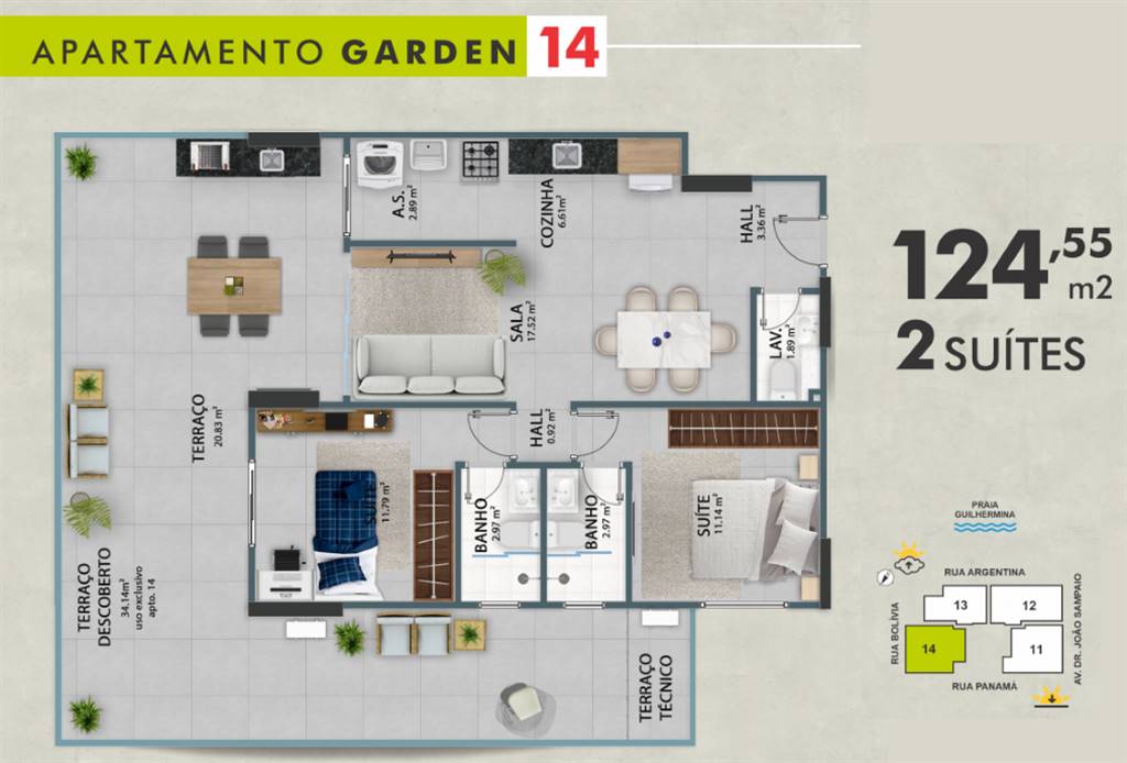 Apartamento, 2 quartos, 90 m² - Foto 29