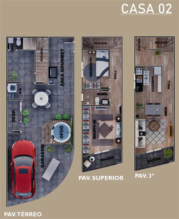 Sobrado, 2 quartos, 90 m² - Foto 5