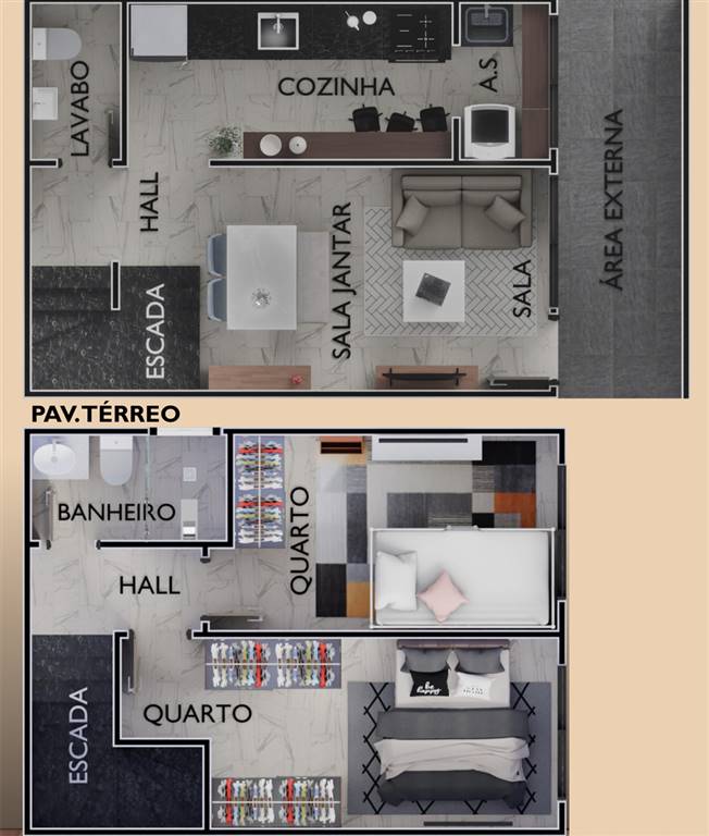 Sobrado, 2 quartos, 60 m² - Foto 5