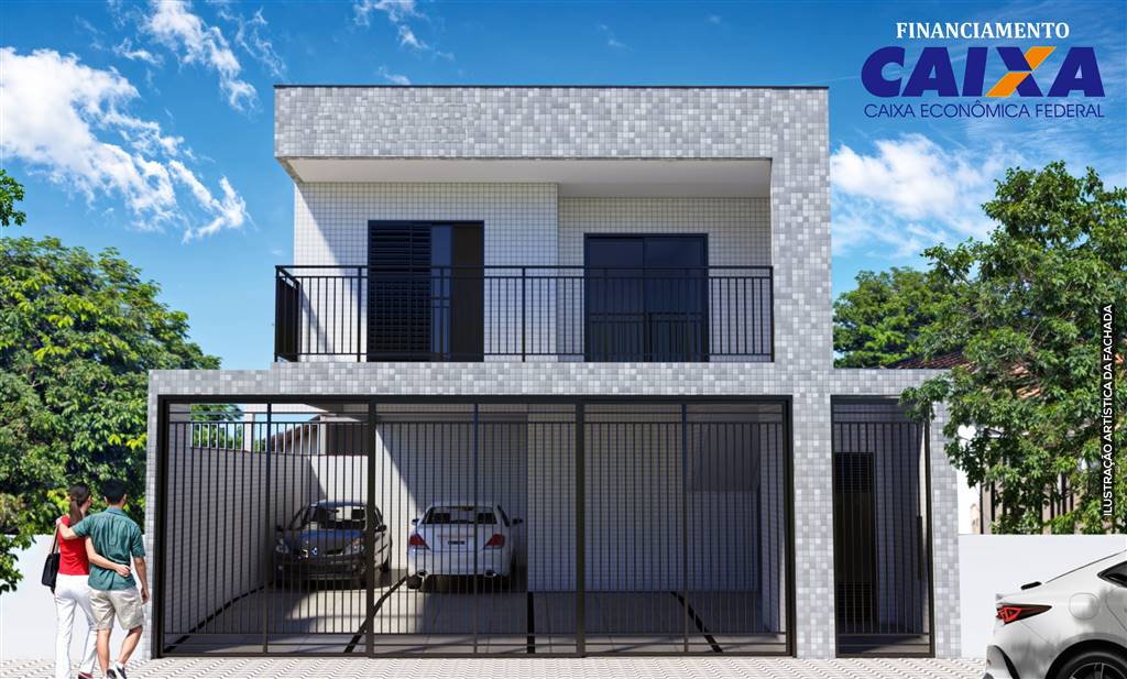 Sobrado, 2 quartos, 52 m² - Foto 1