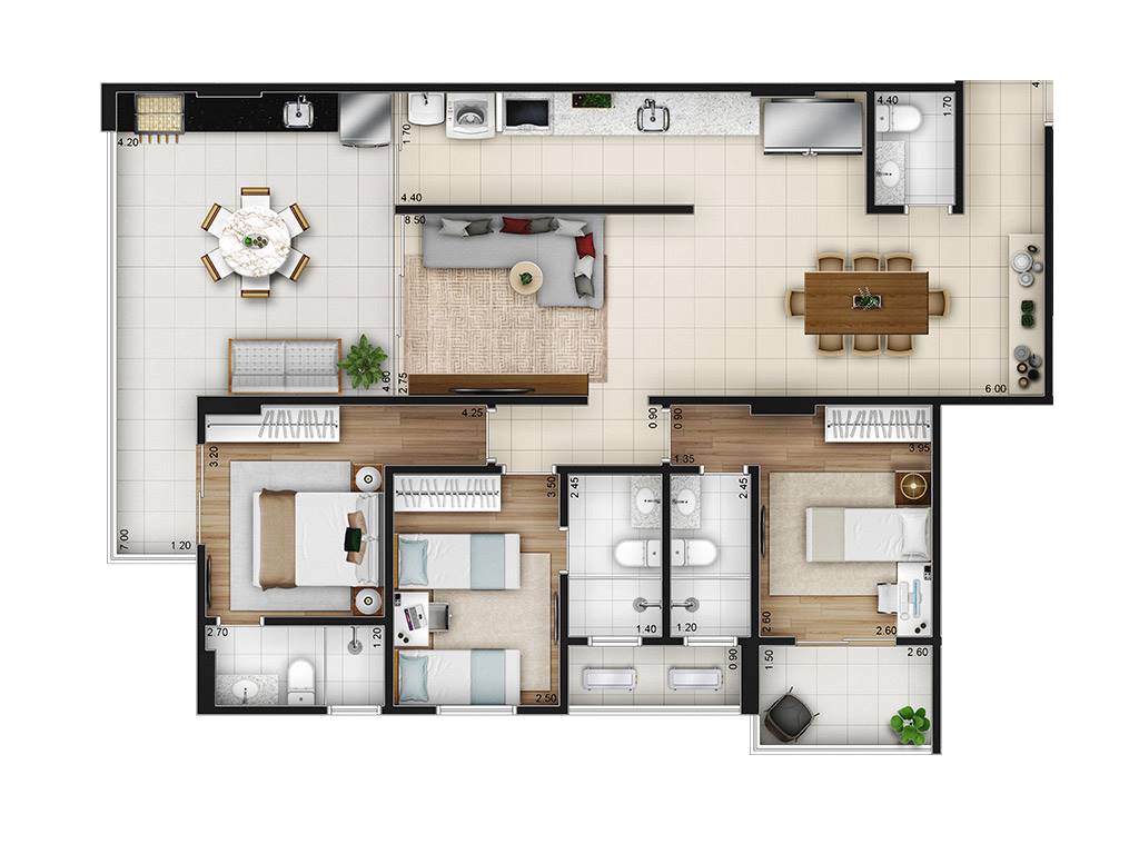 Apartamento, 3 quartos, 127 m² - Foto 17