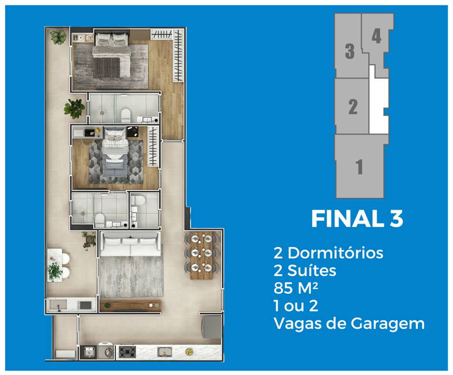 Apartamento, 2 quartos, 86 m² - Foto 23