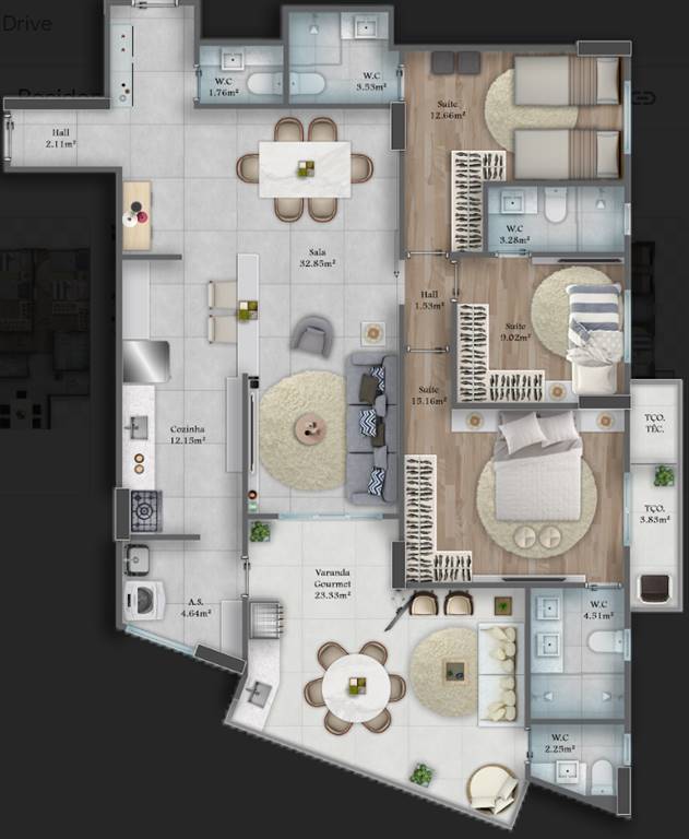 Apartamento, 3 quartos, 149 m² - Foto 18